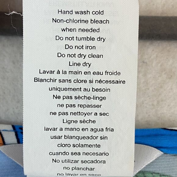 Trina Turk Tahiti Tropical Pacific Swim Coverup Tunic Women Sz M Colorful Floral - Picture 5 of 7